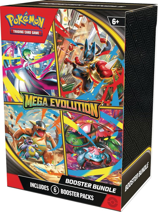 Pokémon TCG: Mega Evolution Booster Bundle (6 packs)