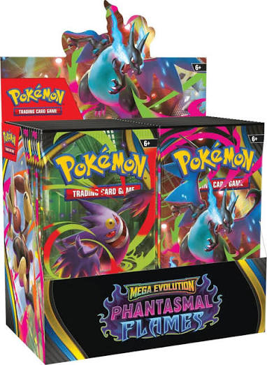 Pokémon TCG: Mega Evolution—Phantasmal Flames Booster Display Box
